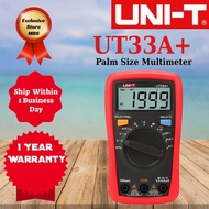 UNI-T UT33A+ UT33B+ UT33C+ UT33D+ Palm Size Multimeter