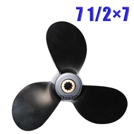 58110-91JN0-019 aluminum alloy propeller 7 1/2 x 7 for Suzuki boat engine 4-6HP