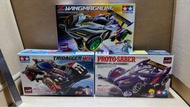 （爆走兄弟 電動四驅車模型系列）全新未砌 Bandai 東映 爆走兄弟 迷你四驅車 電動模型 全套三盒