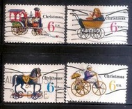 【流動郵幣世界】美國1970年耶誕舊票