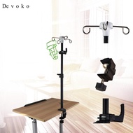 Devoko IV Pole Table Clamp Drip Bag Stand Feeding Tube Holder Bedside Bed Telescopic