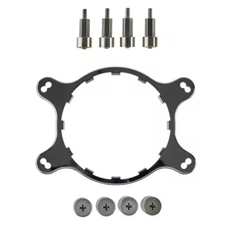 Carbon Steel Mounting Bracket Kit For Corsair H55 H75 H80I V2 H100i V2 For Asteak Round Water-cooled