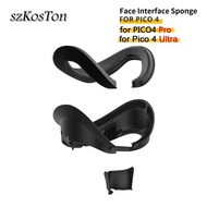 AMVR Cover Pico 4 VR Headset Face Interface Bracket Replacement Washable Sponge Leather Pad for PICO