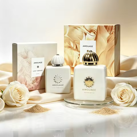 AMOUAGE Collection | Guidance 46, Interlude, Lilac Love 100ml Unisex Eau de Parfum, Premium Woody‑Or