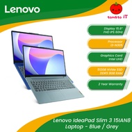 LENOVO IDEAPAD SLIM 3 15IAN8 82XB007FMJ/GMJ Laptop Blue/Grey (15.6"/FHD IPS/60Hz/I3-N305/Intel UHD/5