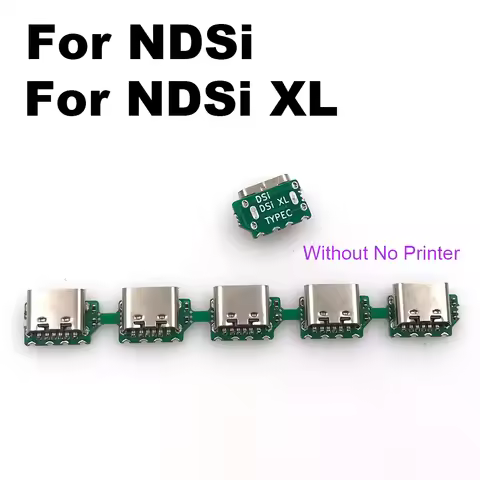 1-3pcs For Nintendo NDSi USB-C Replacement Charge Port For NDSi XL LL Convert to USB-C Mod USB Type 