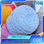 100g Chenille Chunky Yarn - Thick and Soft for Quick Crochet Projects Chenille Yarn Chunky Yarn