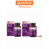 HST Shou Wu Hair Plus Twin Pack, 80 vegicaps x 2