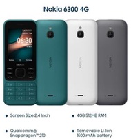 【順豐站/智能櫃免運費 一年保用 門市現貨】Nokia 6300 4G