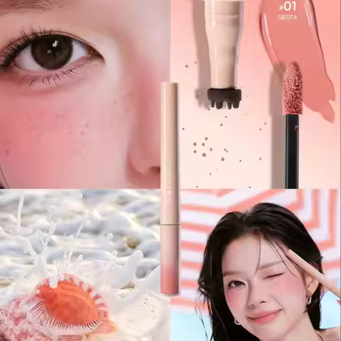 Judydoll Liquid Blush Freckle Pen Multi Functional Pink Summer Beach Blusher Natural Lifelike Waterp
