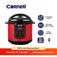 Cornell Digital Pressure Cooker 6L Non Stick Inner Pot Multi Cooker Electric Rice Cooker [Free Stain