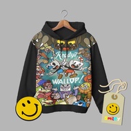 Children's Hoodie Cuphead Anime Game Children's Jacket Cuphead Children's Clothing-S6A6_Ja
