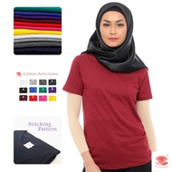 T Shirt Kosong 100% Cotton LELAKI PEREMPUAN UNISEX SET COUPLE MURAH BORONG BAJU TEE TSHIRT KOSONG BASIC TEE KAIN SEJUK