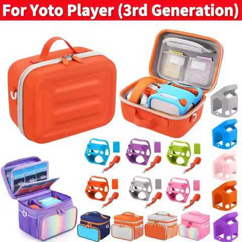 Hard Carrying Case Shockproof Travel Storage Bag Waterproof with Shoulder Strap for Yoto 3rd Gen. fo