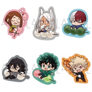 Anime KeyChain Women My Hero Academia Moon Viewing Key Chain for Men Izuku Midoriya Key Ring Shota A