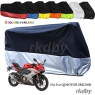 Motorcycle Cover Fits For QJMOTOR SRK250R Sunscreen Dustproof Waterproof Body Protective Cover