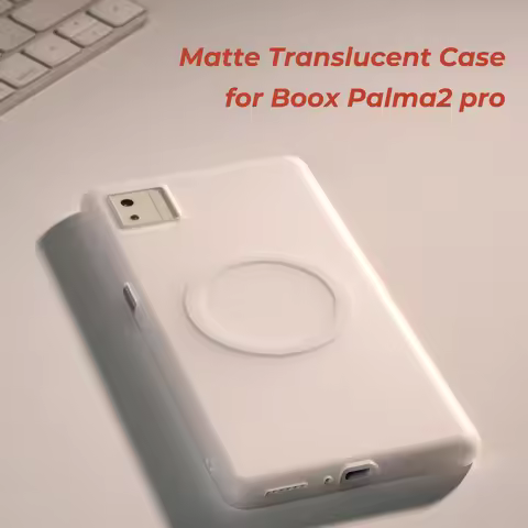 Twosheep Magnetic Matte Case for Boox Palma2pro Boox P6pro Strong Suction TPU Soft Cover Anti-Finger
