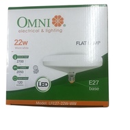 Omni 22W LED UFO Lamp 220V E27 2700K Warm White LFE27-22W-WW
