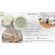LED ceiling light 12W, FSL, genuine product, white, yellow and neutral light.