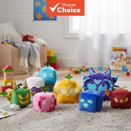 15cm Blox Fruits Plush Figure Kitsune Fruit Anime Toy Fruit Leopard Pattern Box Plushies