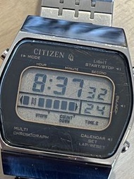 CITIZEN CQ Dual Time MULTI CHRONOGRAPH Digital Watch Model 4-097769–TA