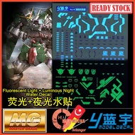 [Lan Yu L Y Model Decal] MG 6653 Dynames GN-002 Fluorescent+Luminous Night Glow in Dark Effect Water