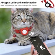 Airtag Cat Collar Reflective Adjustable Collar Positioning Anti-Lost Pet Collar S10I