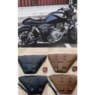 Motorcycle Sidebag Side Bag Cover Bok Aki Cb100 Japstyle Bratstyle New