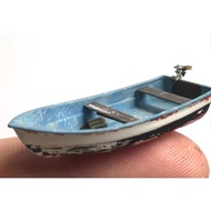 BOAT bot sampan perahu engine miniature diorama custom scale