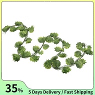 12 Pcs 7.5Ft Artificial Maple Leaves Hanging Vines, Fake Ivy Garland Hanging Plants for Garden Weddi
