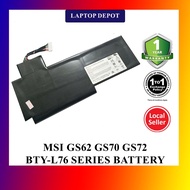 MSI GS62PE GS70 2QE GS72 MS-1771 Schenker XMG C703 BTY-L76 11.1V 58.8Wh 5400mAh Original Replacement