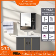 40 50 60 Bathroom cabinet Mirror Aluminum bathroom cabinet with sink mirror Bathroom cabinet