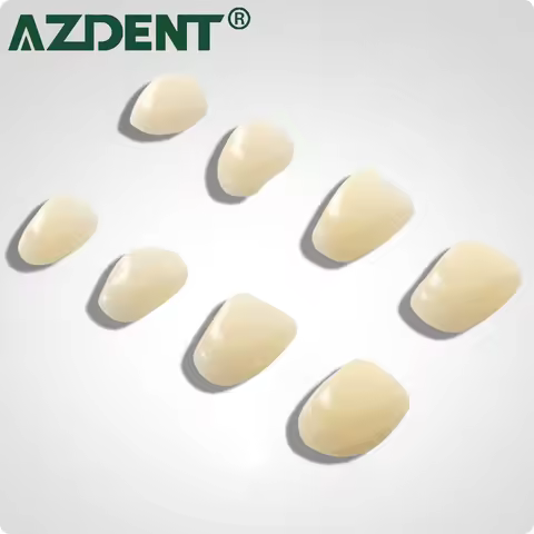 50pcs A1/A2 Shade Dental Provisional Veneers Ultra-Thin Temporary Crowns for Upper Anterior Protecti