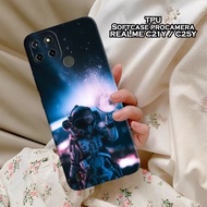 HP Latest Realme C21Y / C25Y Case - Leviora Case - Astronaut Fashion Case - Realme C21Y / C25Y Softc