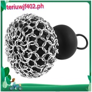 Cast Iron Chainmail Scrubber, Cast Iron Skillet Cleaner for Fry Pan Cleaner Cast Iron Skillet Cleane
