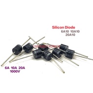 Pack Of 10 6A10 10A10 20A10 MIC Silicon Rectifier Diode 1000V Resistor 6A 10A 20A 1000V