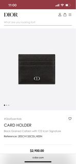 Dior Card Holder