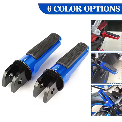 Front Rider Foot Pegs For SUZUKI DL250 SV650 V-STROM B-KING GSR600 GSR750 GSXR125 GSXR600 GSXR750 GS
