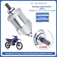 Suitable for Yamaha WR450 YZ450 YZ450FX Starter Motor Engine Motor 2GC-81890-00
