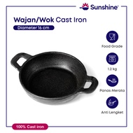 Cast Iron Frying Pan 16 cm / Wok Pan / Frying Pan