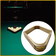 Gepnoo 9 Ball Diamond Pool Ball Rack Solid Wood Billiard Table Racking Accessory Lightweight for Poo