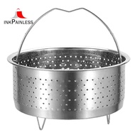 Stainless Steel Steamer Basket Rice Cooker Steamer for Instant Cooker with Handle Pressure Cooker Rice Steamer