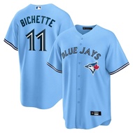 2026 jersey Blue Jays baseball jersey short sleeved summer digital printed button jacket training br