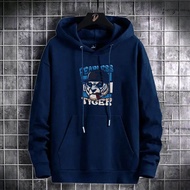 Hoodie flecce keren Pria Fearless Tiger
