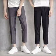 ANKLE PANTS ANKLE PANTS MEN'S LONG PANTS ANKLE PANTS SLIM FIT LATEST MEN'S FORMAL OFFICE WORK FABRIC