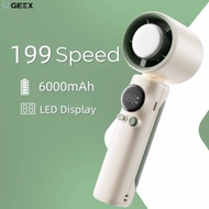 【Fast Shipping】Geex High Speed Portable HandHeld Turbo Fan Air Cooling Type-C Rechargeable 199 Speed