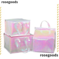 ROSEGOODS1 Cooler Bag Zip Ice Storage Box Durable Aluminum Foil