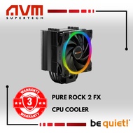 AVM BE QUIET! PURE ROCK 2 FX Black Light Wings 120mm PWM CPU Air Cooler