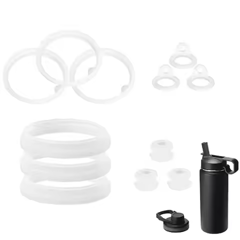Prevent Leaks Water Bottle Gasket Durable BPA Free Bottle Sealing Ring Heat Resistant Silicone Gaske