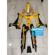 Full Cover Soft Body Yamaha F1ZR Yellow Caltex plus Striping.